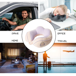 Máy Bay Hỗ Trợ Du Lịch Gối Massage Thoải Mái Gối Home Sleep Memory <span class=keywords><strong>Foam</strong></span> Cổ U-shape Gối - Product Image 4