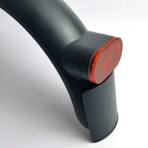 Garde-boue arrière avec crochet, feu arrière pour Scooter électrique <span class=keywords><strong>Xiaomi</strong></span> <span class=keywords><strong>M365</strong></span>/1S/PRO/PRO2, pièces de rechange, livraison pas cher, plaque d'immatriculation - Product Image 5