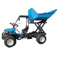 Nouveau tracteur agricole de jardin 4x4, petit tracteur de chargeur d'huile de palme bon marché