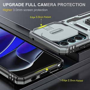 Funda de teléfono móvil con soporte de anillo de Metal a prueba de golpes híbrido de PC de TPU de lujo para Motorola <span class=keywords><strong>Moto</strong></span> G Stylus 2022 5G 4G G13 G53 - Product Image 3