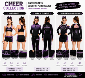 Chándal de Sublimación Personalizado para Animadoras, Chaqueta con Cremallera y Pantalones con Diseño de Estrella Degradado, Uniforme de Entrenamiento para Animadoras de Secundaria - Product Image 5