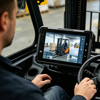 Nueva Tablet Qualcomm Android 13 de 7 Pulgadas, Terminal Robusto para Vehículos, 1000 Nits de Alto Brillo, IP67, Cámara AHD, Compatible con CANBus para Montacargas