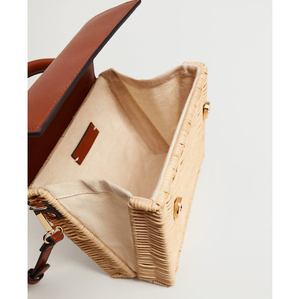 2021 più nuovo Disegno <span class=keywords><strong>Rafia</strong></span> Cestino del Sacchetto Della Signora di Ambiente Amichevole sacchetto tessuto per Le Donne Stile Vintage Borsa Della Signora - Product Image 5