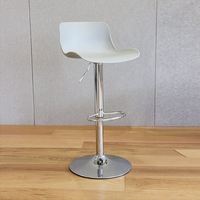 Verstellbare Küchen insel Kunstleder gepolsterte Barhocker Nordic Barhocker Drehbarer Barhocker mit Gegen höhe für die Küche Modern
