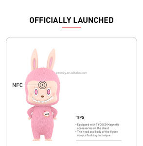 Hot Bán 100% Ban Đầu Cho <span class=keywords><strong>Pop</strong></span> Mart Mega Labubu Tec 1000% Tất Cả Về Chúng Tôi Anime PVC Hình Hợp Thời Trang Trang Trí Đồ Chơi - Product Image 6