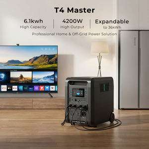 Batterie LiFePO4 4200W 4000W 6kwh, générateur <span class=keywords><strong>solaire</strong></span> portable avec connexion parallèle pour une capacité supérieure de 36kwh - Product Image 4