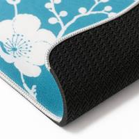 Tapis de Mahjong Personnalisé Imprimé Style Ancien Tatouage Rose & Swallow, Tapis de Jeu de Mahjong Carré 80cm, Housse de Table OEM ODM en Gros