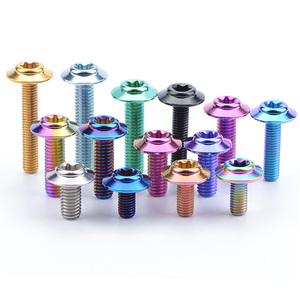 Tornillos de Cabeza Torx de Aleación de Titanio con Recubrimiento de Zinc, Rosca Fina Métrica M6 ANSI/JIS/ISO, Clase 8.8, Diámetro de Cabeza de 10 mm - Product Image 3