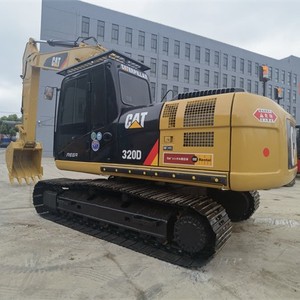 รถขุดตีนตะขาบ CAT 320D มือสองปรับสภาพใหม่ นำเข้าจากญี่ปุ่น น้ำหนัก 20 ตัน ระบบไฮดรอลิก เครื่องยนต์ C6.4 แท้ บุ้งกี๋ขุดขนาด 1.0 ลูกบาศก์เมตร - Product Image 1
