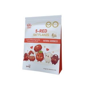 Hojuelas de Avena de Grano Mixto Rojo (5 Tipos), Cereal de Avena Instantáneo Integral para un <span class=keywords><strong>Desayuno</strong></span> Saludable - Product Image 1
