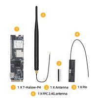Placa de Desarrollo LILYGO T-Halow P4, ESP32-P4+Wi-Fi 6+Comunicación de Largo Alcance HaLong, Cámara MIPI/AMOLED, Compatible con Interfaz M.2