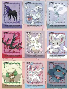 Cartes de collection <span class=keywords><strong>V</strong></span> Pokémon Polaroids Origin 3.0 Eif Baby Photo Tear Film Strip Jeu de cartes Jouets Cadeaux pour enfants - Product Image 4