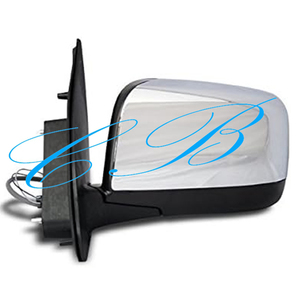 Espejo Lateral Cromado para <span class=keywords><strong>Caravana</strong></span> NV350 Serie E26, Tipo Original, Plateado, Eléctrico, Retráctil, Espejo Retrovisor, H24.5~ - Product Image 4