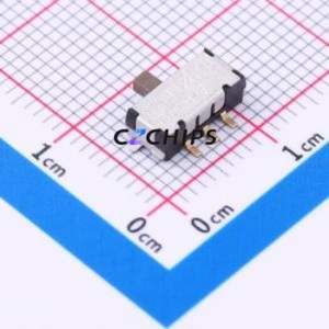 SS312SAH4 Slide Switch SMD Switch Single Pole Double Throw Rectangle Pin Header Gull Wing Type Vertical Mount - Product Image 1