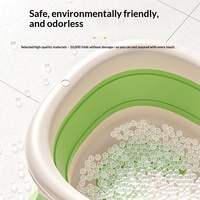 Baignoire pliable en plastique pour enfants avec fonction de trempage, taille extra-large, bassin de bain pour bébé nouveau-né