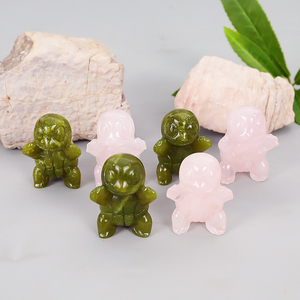 Cristal de Cuarzo Rosa Natural Pulido, Artesanía de Cristal, Sprites de Bolsillo, Tallados a Mano, Grabados Personalizados, 2 Pulgadas, Decoración del Hogar - Product Image 5