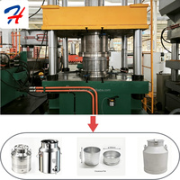 Presse à emboutissage profond hydraulique HT à quatre colonnes et quatre poutres, nouvelle pompe, moteur, pour ustensiles de cuisine en aluminium, couscoussier, seau à huile d'olive