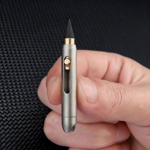 Stylo bille éternel en métal de haute qualité, effaçable, personnalisable avec logo, en laiton, idéal comme cadeau – Meilleures ventes - Product Image 1