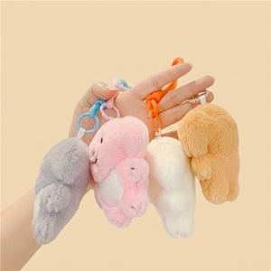 Porte-clés personnalisé en peluche douce pour chiot, 10 cm, jouet en peluche chien, pendentif mignon, <span class=keywords><strong>mini</strong></span> mascotte animale pour sac à main et décoration de clés de voiture - Product Image 2