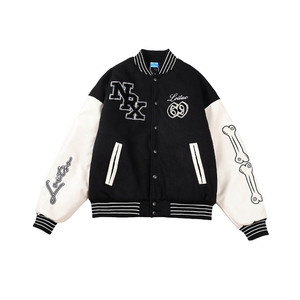 Varsity Jackets OEM Custom <strong>Design</strong> Jersey Fleece Men's Wool <strong>University</strong> Baseball Varsity Jackets for Men - Product Image 3