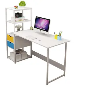 Cheap Station For Adjustable White Design Top Work Furniture Modern pc computer Stand Home Table Computer Office Desk