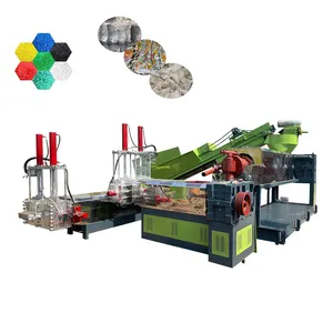 Hot Koop Schroef Feeder Pp Pe Pvc Recycling Plastic Granulator Granulatie Extruder Pelletizer Korrels Maken Pelletiseermachine