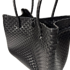 Bolsos de Mano Elegantes para Mujer, Talla L, Color Negro, Marca Sembagi Premium, Hechos con Plástico Reciclado, Ecológicos, Nueva Producción, OEM - Product Image 6