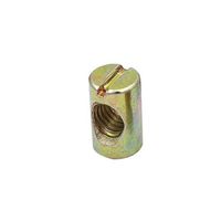 Écrou à fente pour assemblage horizontal, écrou à filetage interne pour insert de baril, pour lit, armoire, panneau de particules, bois massif