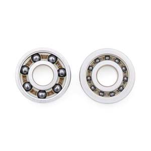 11 Roulements à billes en acier chromé pour patins à roulettes 627/608 |   Roulement de skateboard à une rangée P0 de précision, lubrifié à l'huile, étanche 2RS, 6000 tr/min - Product Image 2