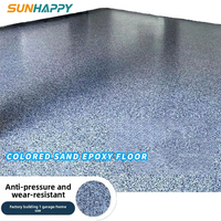 Peinture liquide autolissante époxy colorée de haute qualité pour sols, application au pinceau, idéale pour les cafés et les bureaux (ODM/OEM)