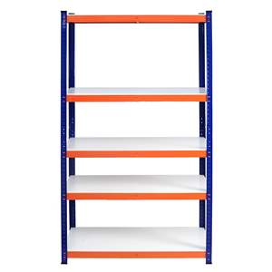 Estantes de almacenamiento de garaje de servicio pesado Construcción de metal y plástico Alta capacidad DB - Product Image 6