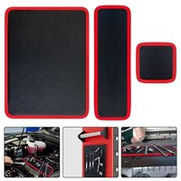 Tapis organisateur d'outils magnétique flexible antidérapant pour réparation automobile, pour vis, boulons, clés et outil de ramassage magnétique télescopique