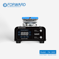 Nouvelle machine de séparation d'écran LCD FORWARD FW-360C, séparateur sous vide, plateforme chauffante rotative pour la réparation et le remplacement d'écrans de téléphones portables