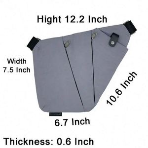 Brand Men Travel Business Bag Burglarproof Shoulder Bag Anti Theft Security Strap Digital <b>Storage</b> <b>Chest</b> Bags - Product Image 4