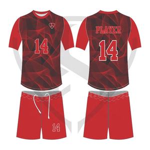 Conjunto de camisetas de fútbol personalizadas al por mayor último 100% poliéster transpirable sublimación uniforme de fútbol corte automático personalizado - Product Image 1