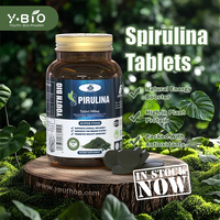 Comprimés de spiruline pour les employés de bureau et les adultes actifs, complément alimentaire super-aliment OEM en marque privée, 300 comprimés