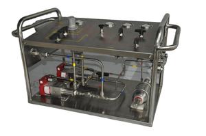 משאבת בדיקת לחץ ניידת בלחץ גבוה 800 בר חנקן N2, מערכת הגברת לחץ אוויר וגז טבעי בזרימה גבוהה - Product Image 4