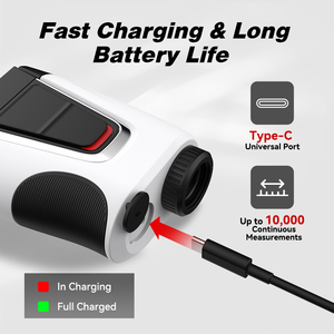 ביזון IP54 עמיד למים טווח גולף 600 מ 'seeker מדרון התאמת המדרון מכשיר מדידה כף יד - Product Image 6