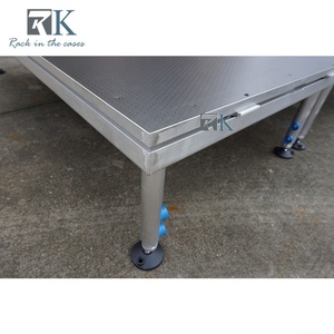 Scène modulaire à charge lourde, plateforme durable, scène extérieure, pieds réglables - Product Image 5