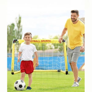 But <span class=keywords><strong>de</strong></span> football portable et pliable avec cadre en acier, poteaux en fibre <span class=keywords><strong>de</strong></span> verre et filet durable pour l'entraînement extérieur des enfants - Product Image 3
