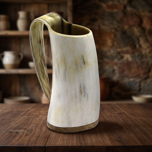Viking Style Natural <b>Buffalo</b> <b>Horn</b> Mugs Fancy Beer Bar Event Party Supplies Handmade Eco-Friendly Waterproof Custom Size - Product Image 2