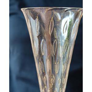 Flûtes à vin réutilisables Bennyudine Luxury Gabbiani, décorées de bleu et d'or pur, base en métal cristallin de haute qualité, collectionnables - Product Image 1
