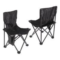 Chaise de camping pliable ergonomique en tissu Oxford, portable et confortable, pour la randonnée, la pêche, le pique-nique, la plage, le jardin et les voyages