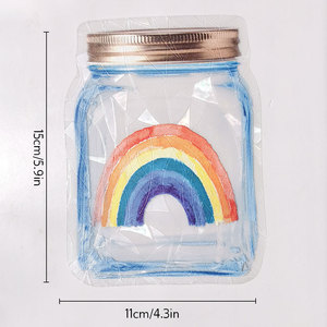 Rainbow Window Film 3D Sun Catchers adesivi <span class=keywords><strong>murali</strong></span> per la decorazione della camera da letto di casa bambini bambini moto Sticker - Product Image 4