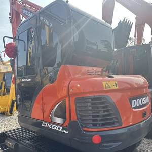 Excavadora Usada con Certificación CE, Doosan Dx60, Mini Excavadora de 6 Toneladas, Maquinaria de Construcción de Segunda Mano Original de Corea, Develon Dx60 - Product Image 4