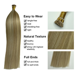 Extensiones y Pelucas de Cabello Humano Virgen Natural 100% al por Mayor, de Alta Calidad, con Puntas V, U e I, Extensiones de Cabello Ruso - Product Image 4