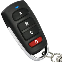 Télécommande sans fil 315/433 MHz à 4 boutons, cloneur double fréquence pour porte de garage