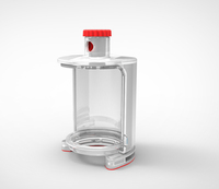 Interrupteur d'arrêt d'urgence / Bouton-poussoir de verrouillage industriel en plastique technique transparent Elecpopular EP-E39