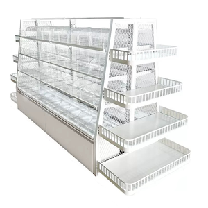 Estante de aperitivos de góndola de Metal resistente para exhibición de tienda de conveniencia Construcción de un solo lado de doble cara Exhibición de venta de supermercado - Product Image 4