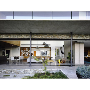 Villa moderne en ossature légère en acier, maison préfabriquée avec façade en verre et design extérieur en bois pour usage résidentiel - Product Image 3